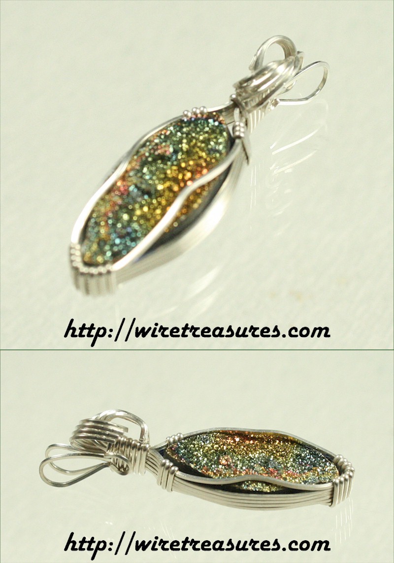 Russian Pyrite Crystals Pendant