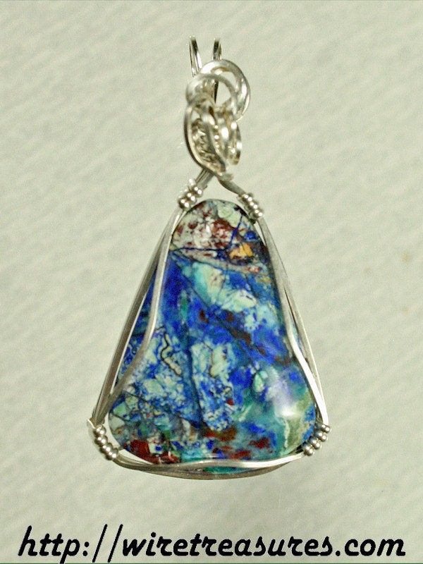 Apache Chrysocolla Pendant