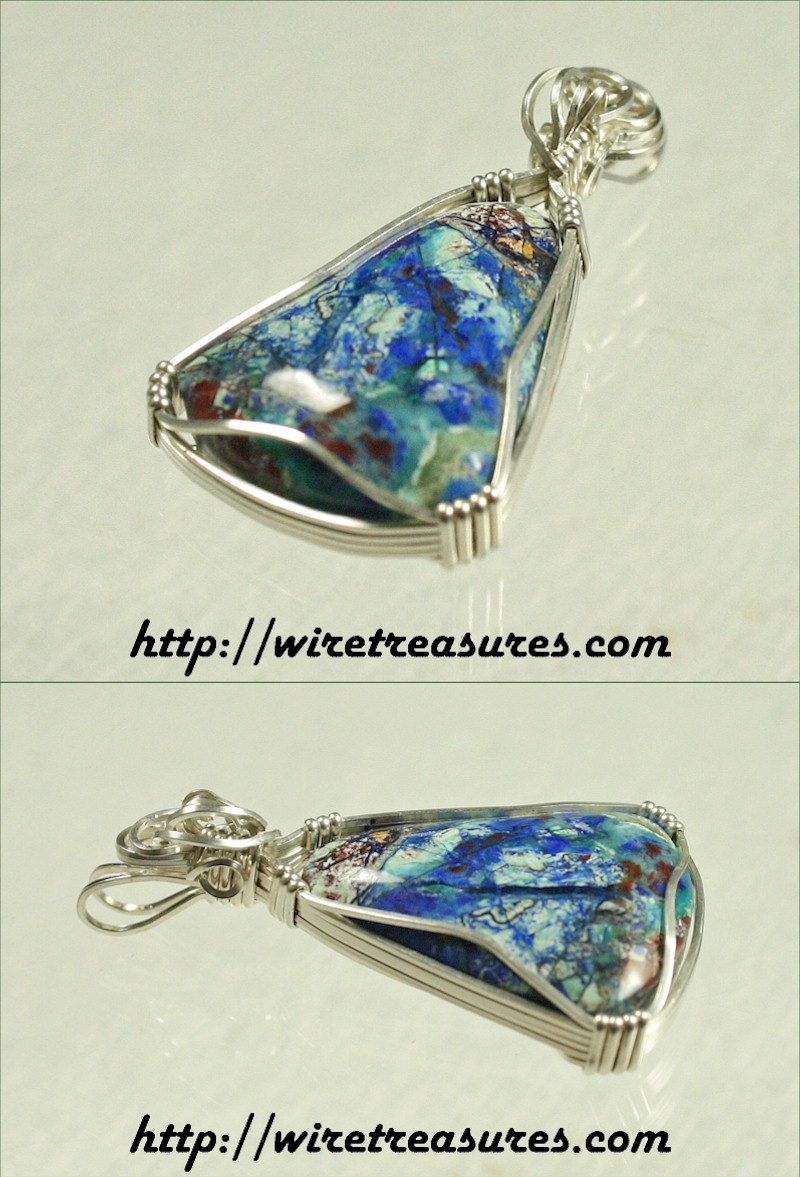 Apache Chrysocolla Pendant