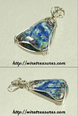 Apache Chrysocolla Pendant