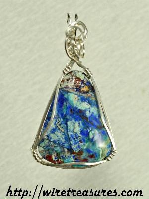 Apache Chrysocolla Pendant