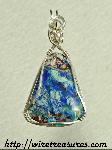 Apache Chrysocolla Pendant