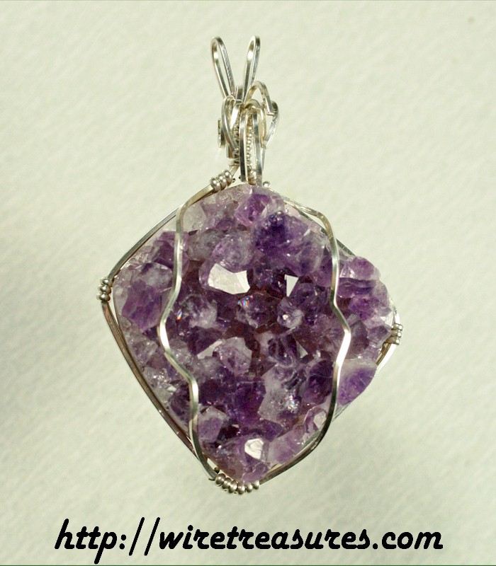 Amethyst Crystals Pendant