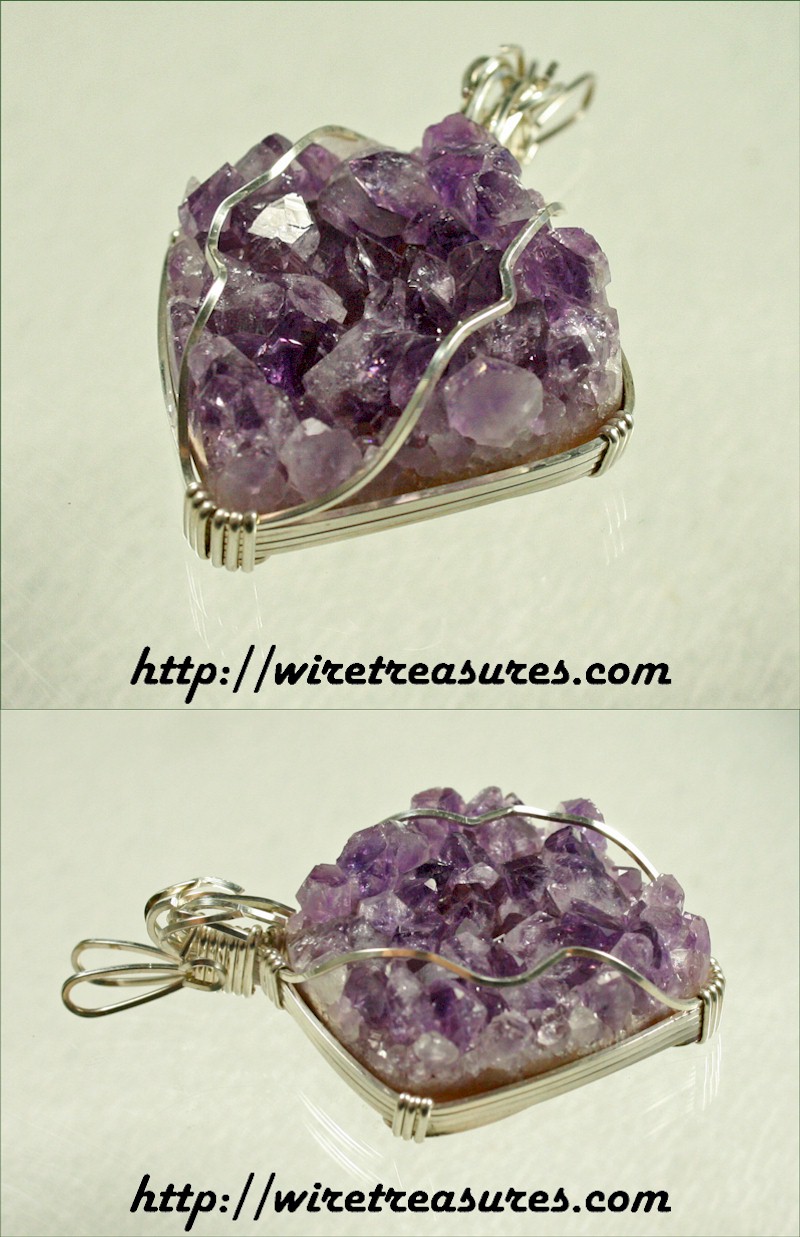 Amethyst Crystals Pendant