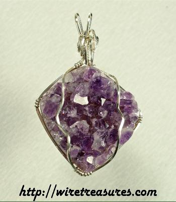 Amethyst Crystals Pendant