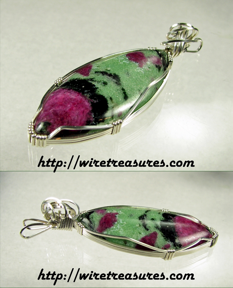 Ruby in Zoisite Pendant