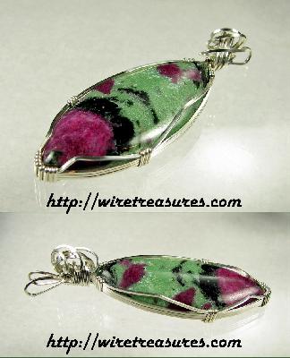 Ruby in Zoisite Pendant