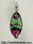 Ruby in Zoisite Pendant