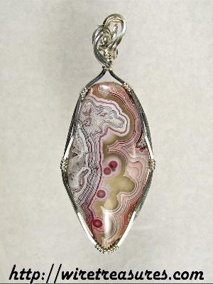 Lace Agate Pendant