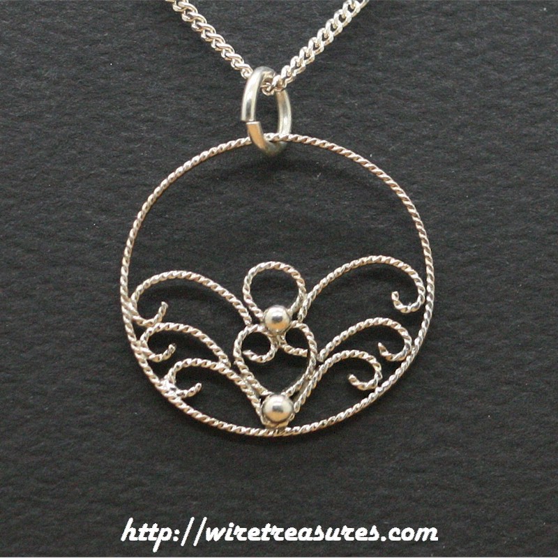 Filigree Flower Pendant
