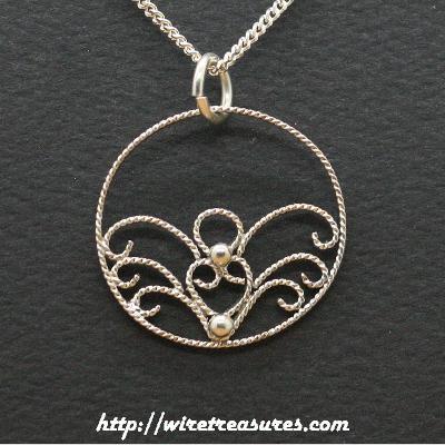 Filigree Flower Pendant
