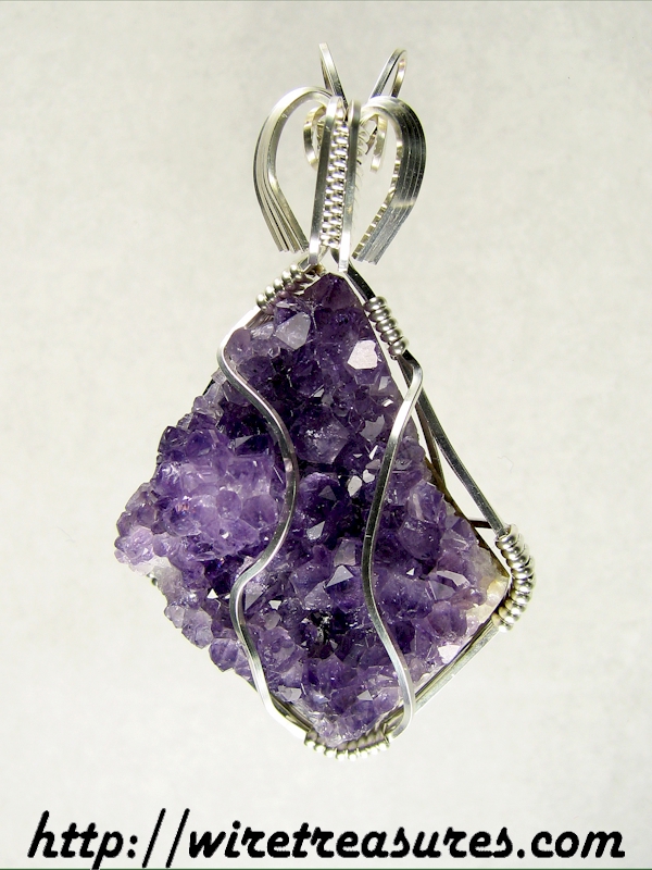 Amethyst Crystals Pendant