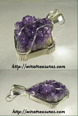 Amethyst Crystals Pendant