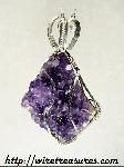 Amethyst Crystals Pendant