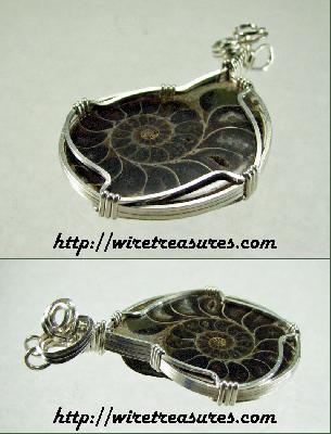 Ammonite Fossil Pendant