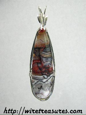 Lace Agate Pendant