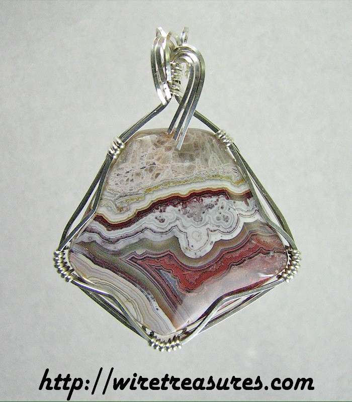 Lace Agate Pendant