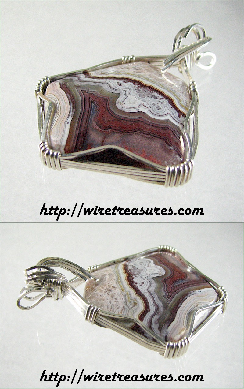 Lace Agate Pendant