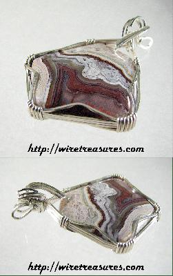 Lace Agate Pendant