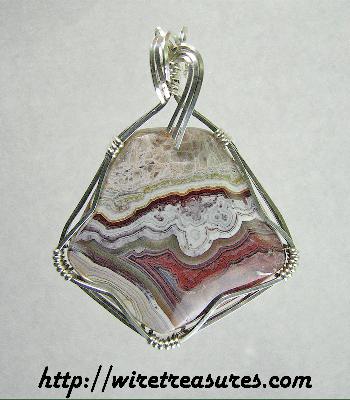 Lace Agate Pendant