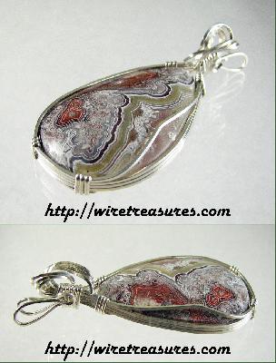 Lace Agate Pendant