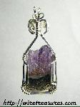 Amethyst Crystals Pendant