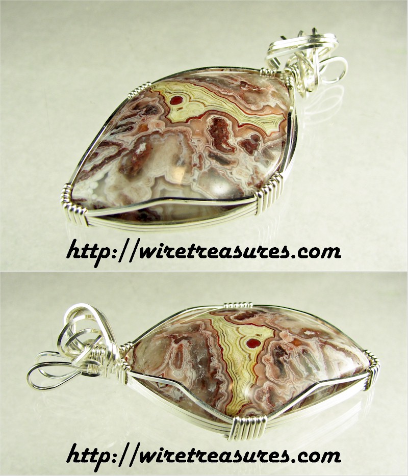 Lace Agate Pendant