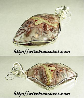 Lace Agate Pendant