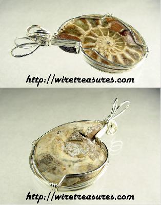 Ammonite Fossil Pendant