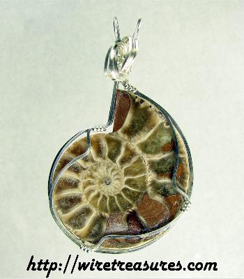 Ammonite Fossil Pendant
