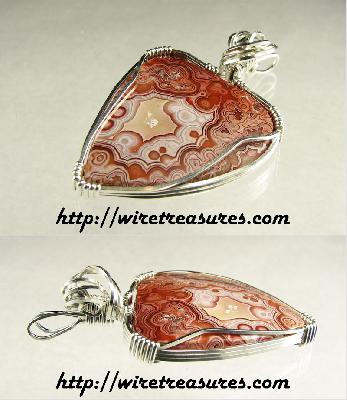 Lace Agate Pendant