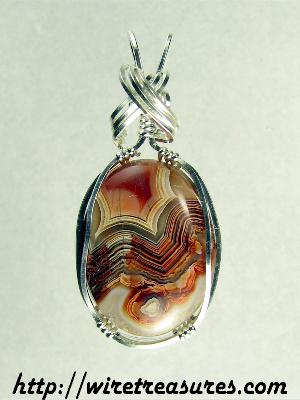 Lace Agate Pendant