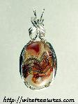 Lace Agate Pendant