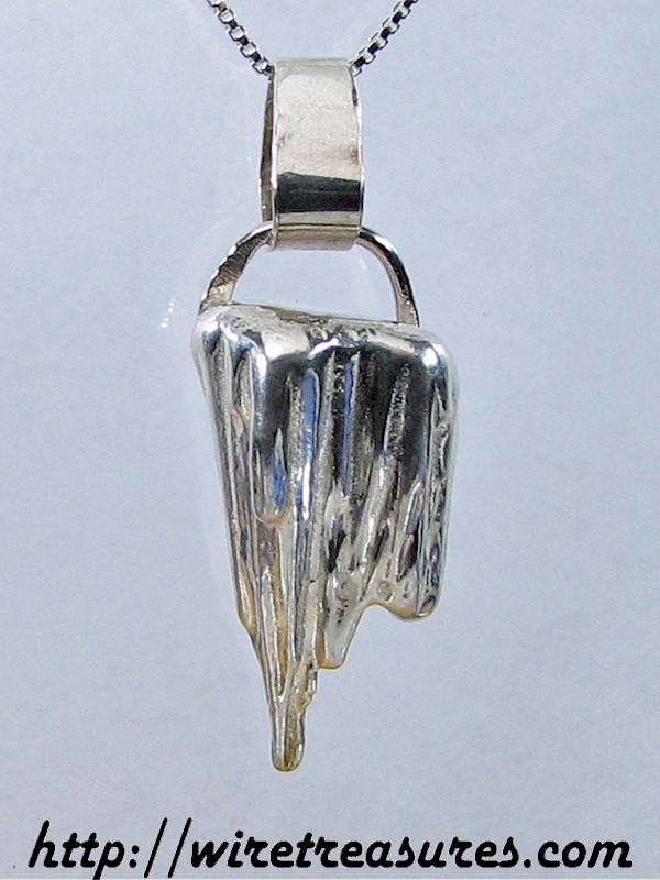 Pinestraw Cast Pendant