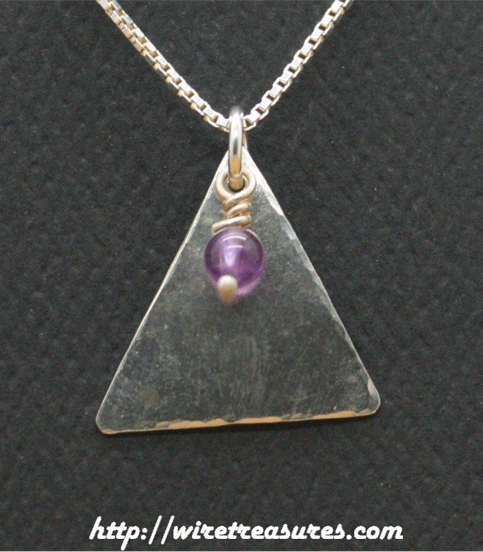 Amethyst Bead Pendant