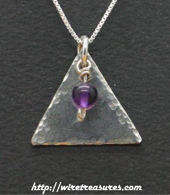 Amethyst Bead Pendant