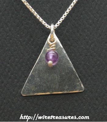 Amethyst Bead Pendant