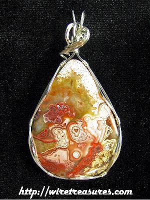 Lace Agate Pendant