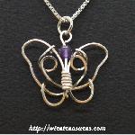Butterfly Bead Pendants