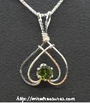 February Birthstone Pendant with Amethyst CZ